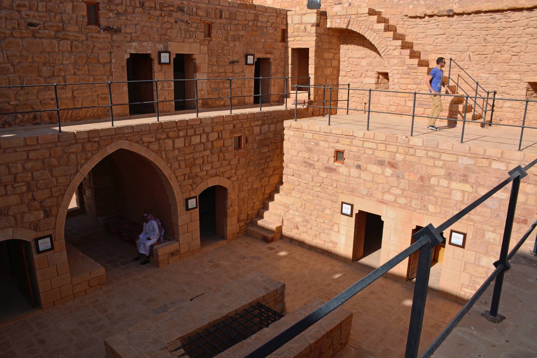 Al Hijr Fort, built by the ruler of Damascus Assad Pasha bin Al-Azzem (1165-1170 A.H/1744-1757 AD)