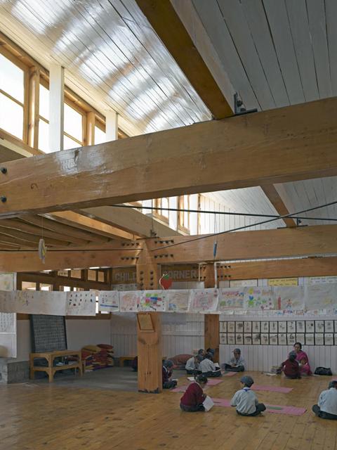 Nursery classroom with rooflight
