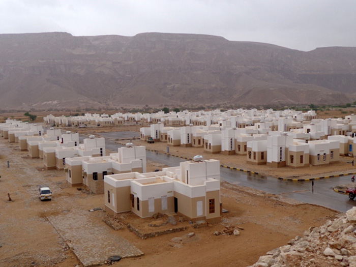 Housing unit standing still facing the recent Shibalah storm and waterfloods 
