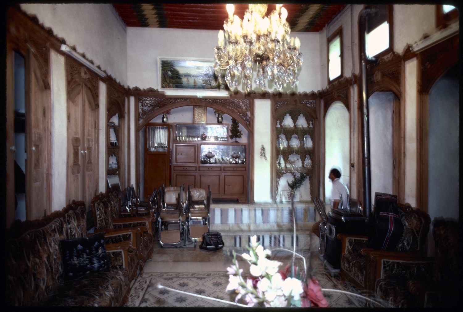 View of reception room.