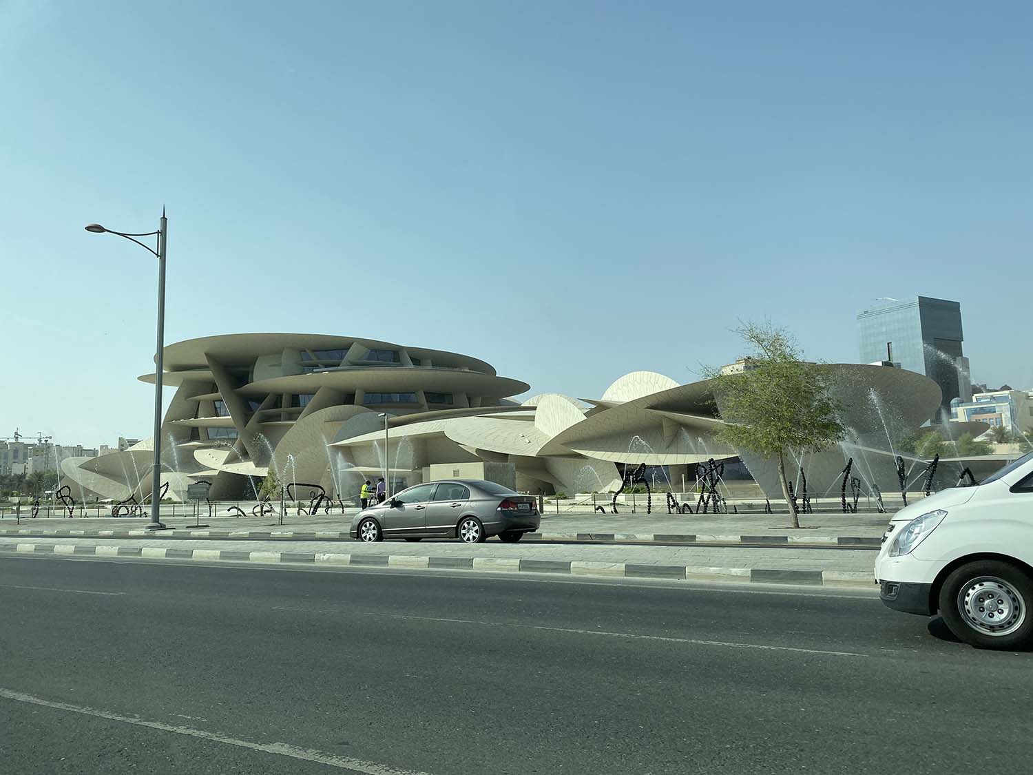 View of museum from Al Corniche Street