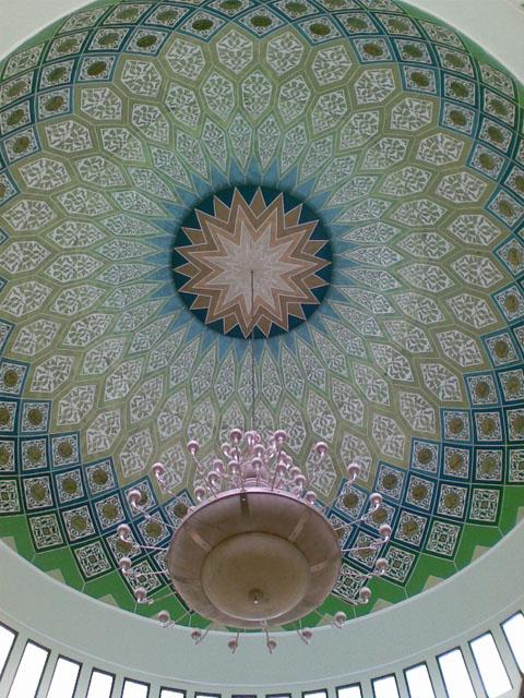 Ar Rahmah Mosque - Al Barkah ceiling work, Bekasi, West Java