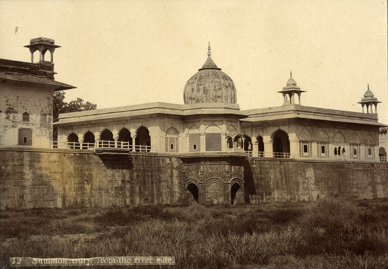 Divan-i Khas - 19th century image of a general view of the Diwan-i Khas