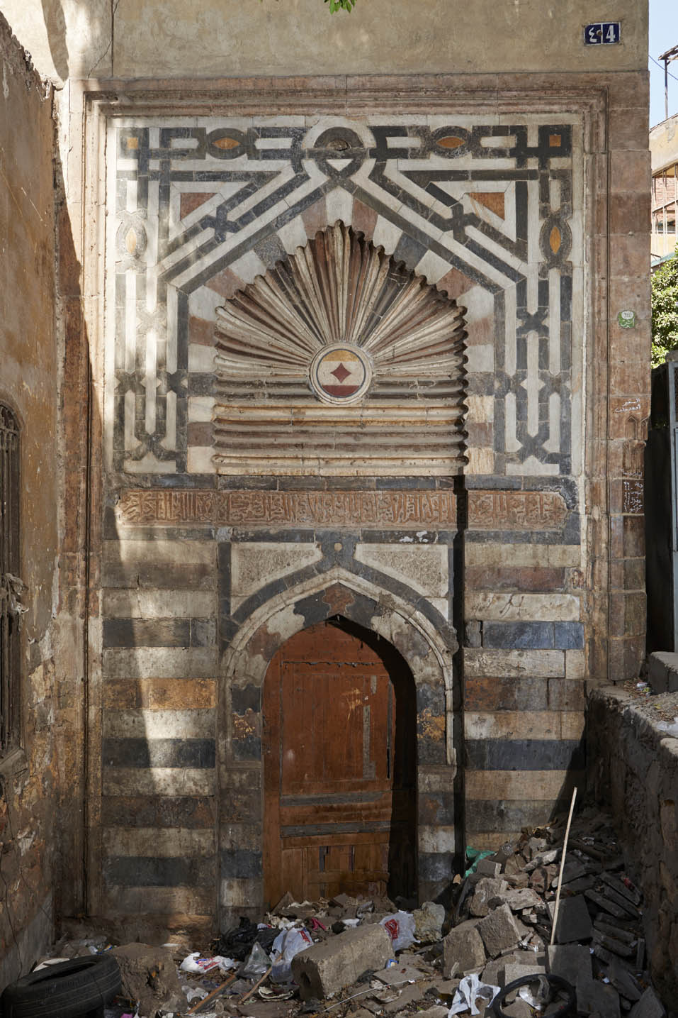 Exterior view, entrance portal