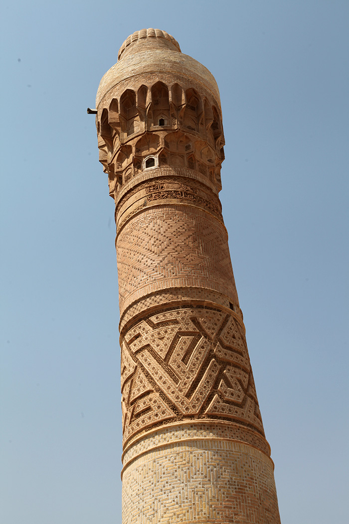 East view of minaret after restoration 