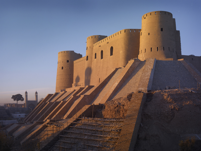 Citadel of Herat Restoration - During restoration