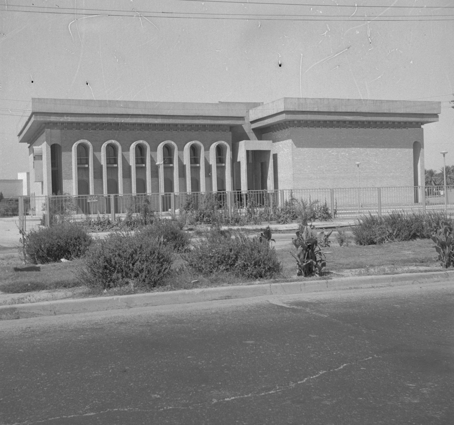 Iraqi Scientific Academy Building - Exterior view, northeast facade.