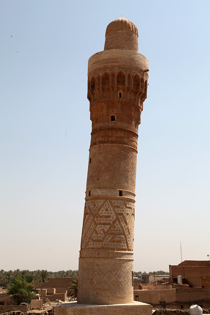 West view of minaret after restoration 