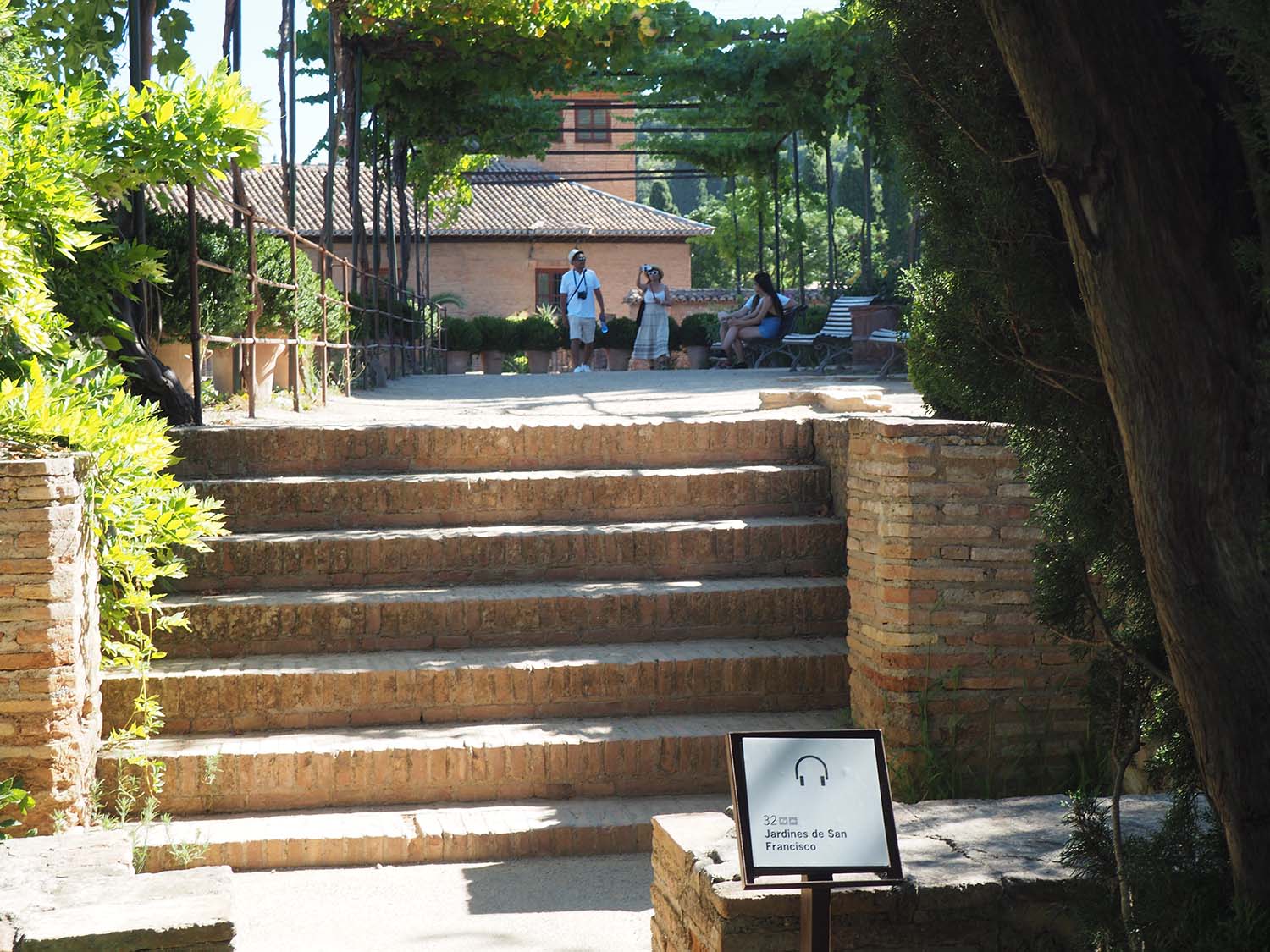Stairs in the Jardines de San Francisco
