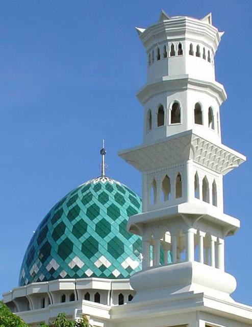 Ar Rahmah Mosque - Mosque dome, Selong, Lombok