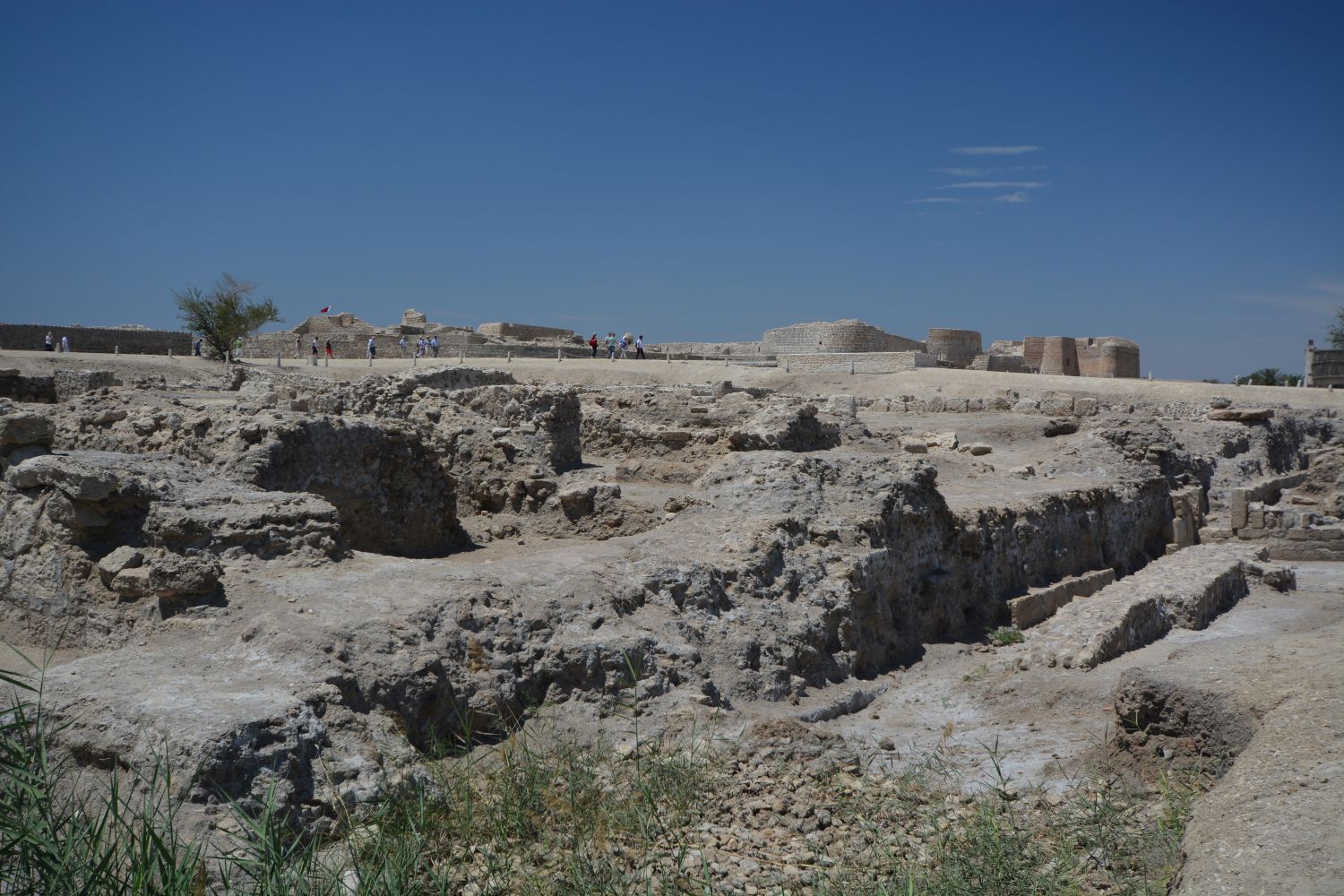 Exterior view of the archaeological site.