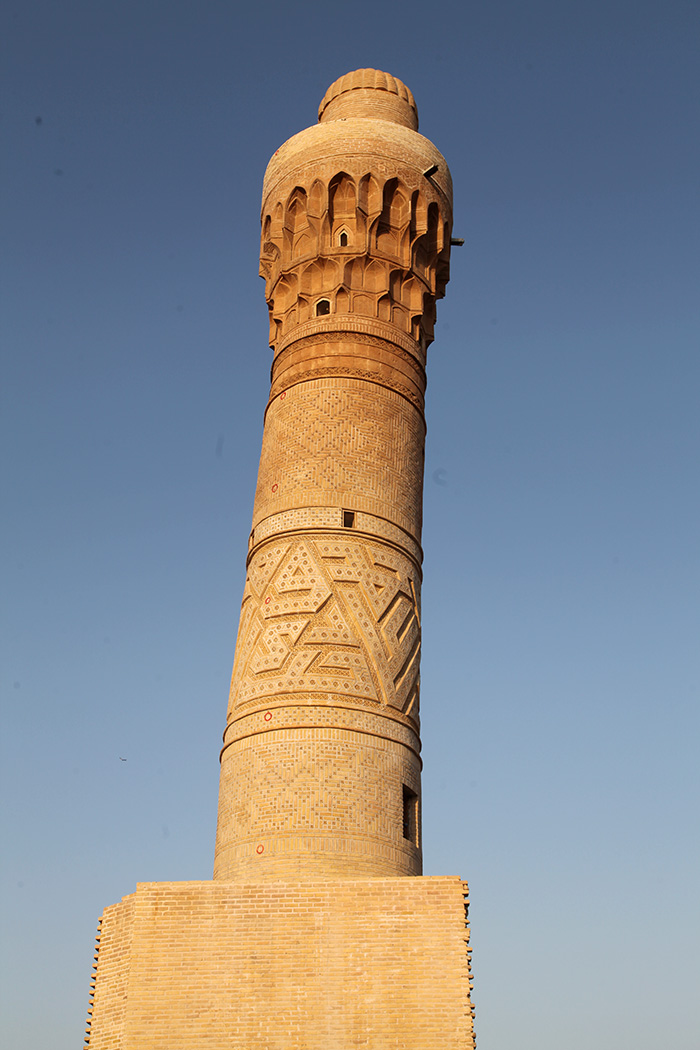 West view of minaret after restoration 