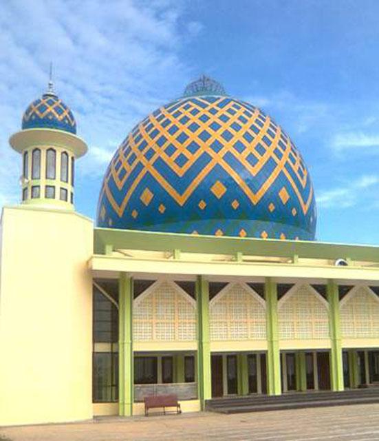 Ar Rahmah Mosque - Mosque dome at Namlea Regency, Maluku
