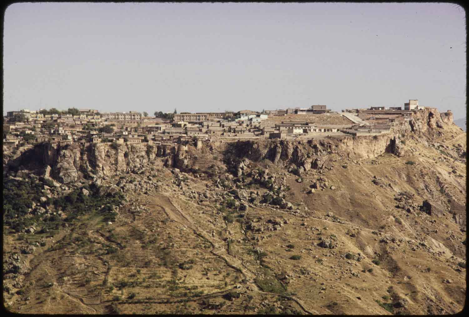 View of village of Amadiyya in the Dohuk Province of Iraq.