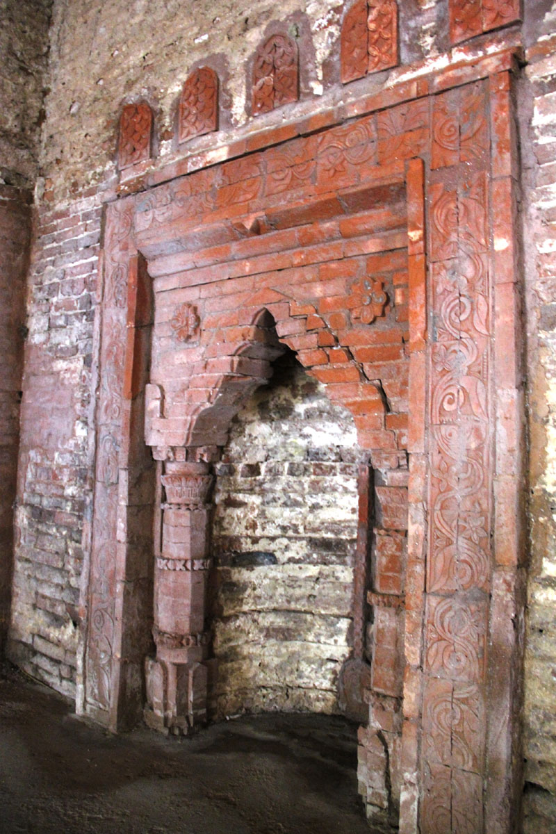 Terracota motif on a mihrab