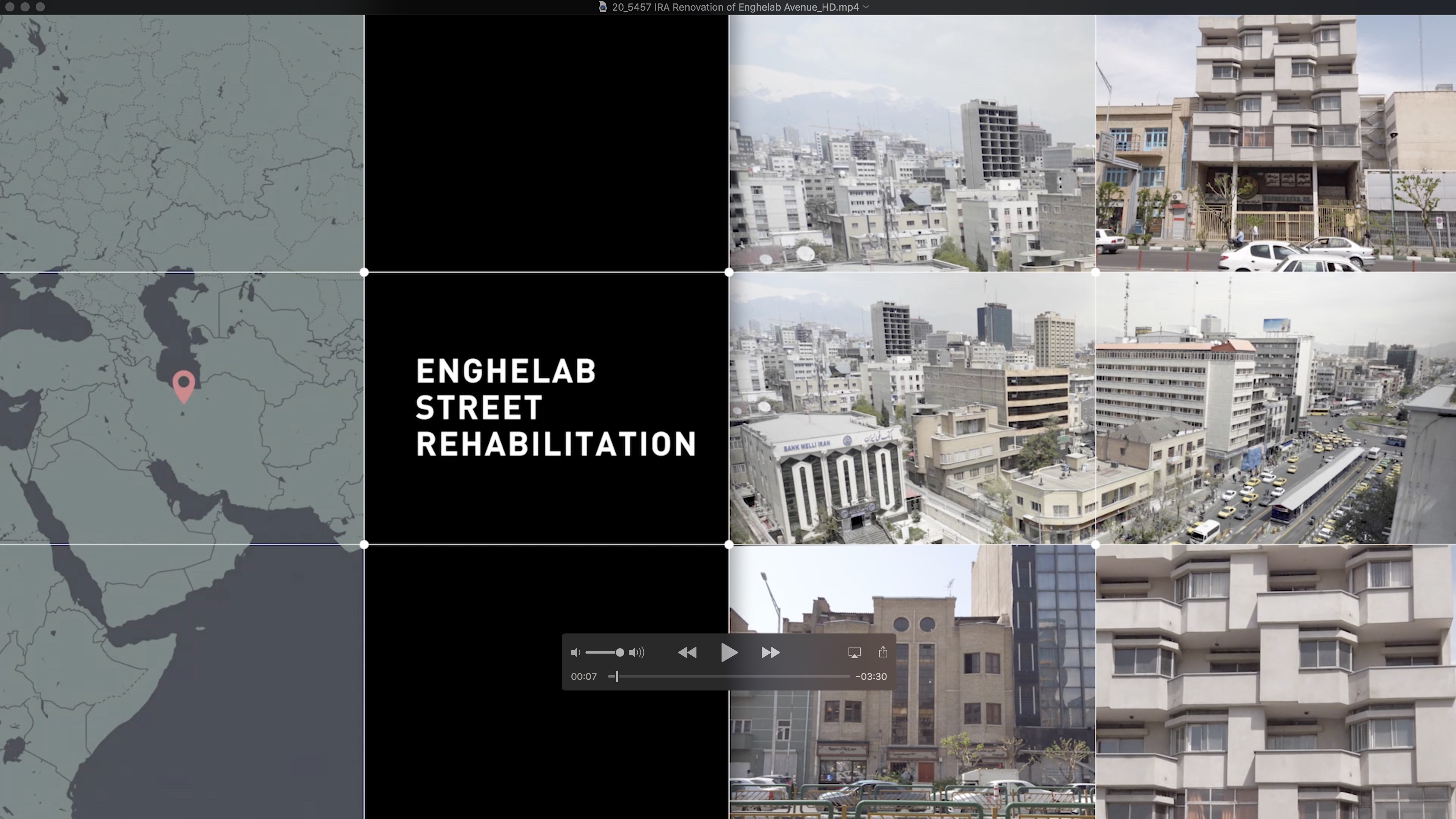 Enghelab Street Rehabilitation - Video Introduction to the Renovation of Enghelab Avenue