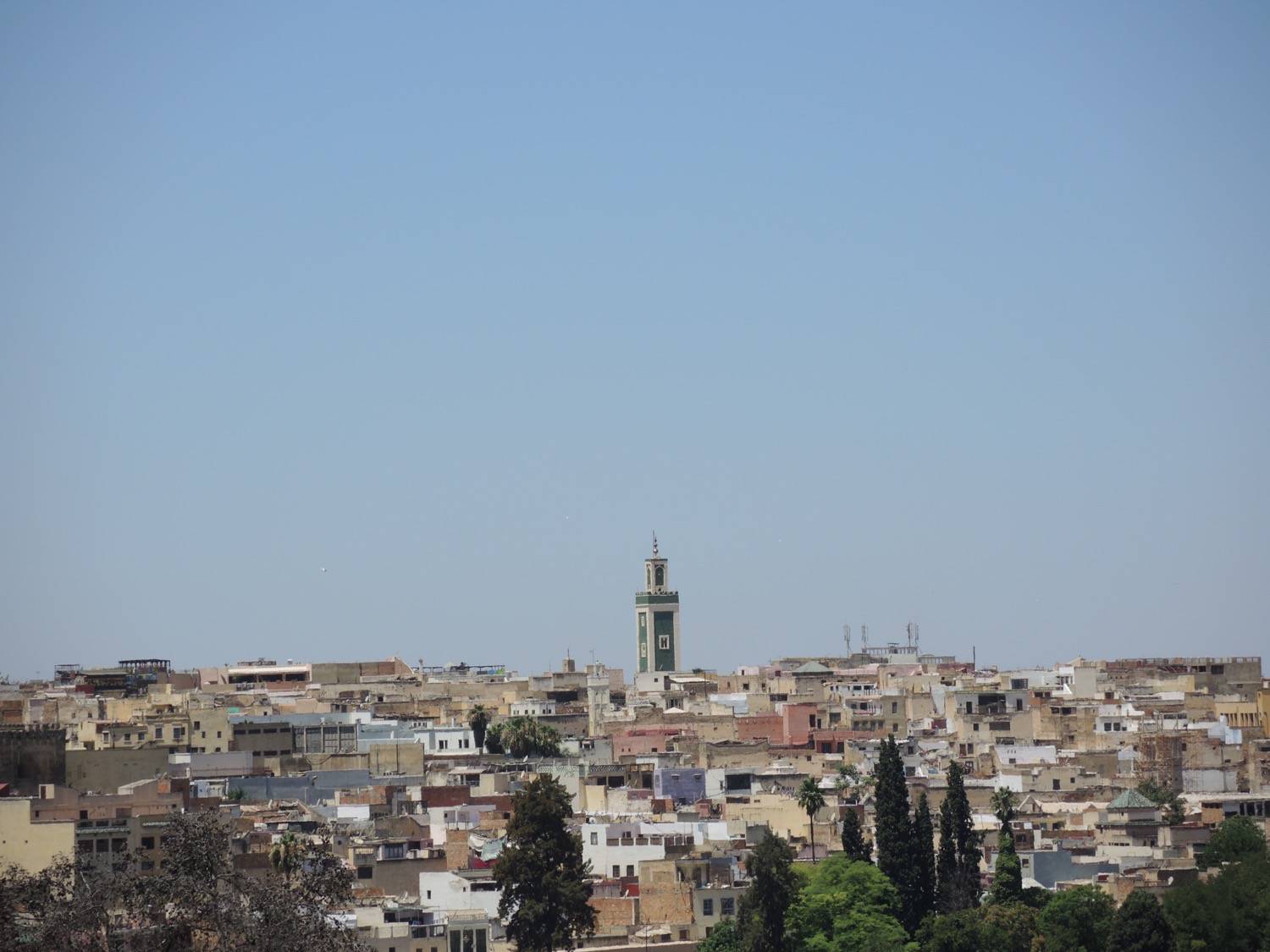 Meknès - Cityscape, view to the east from the center of the Ville Nouvelle