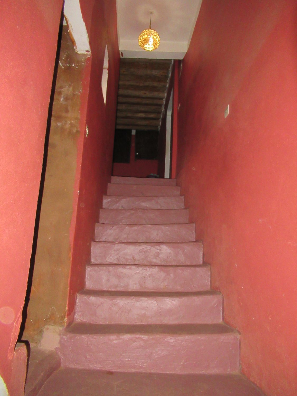 Staircase to the second floor.