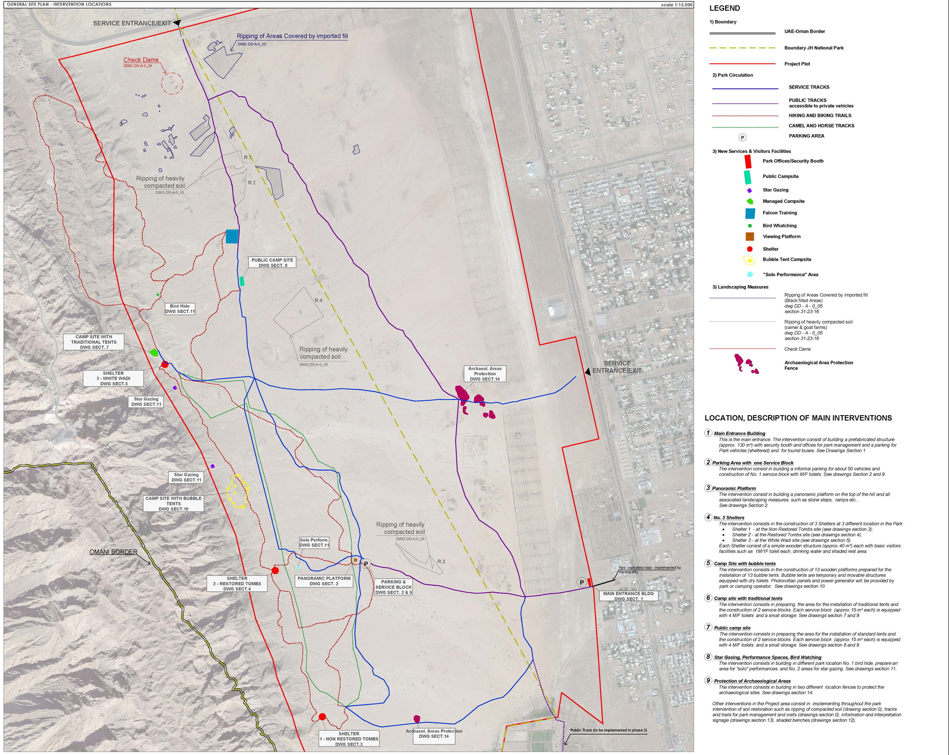 Jebel Hafeet Desert Park - <p>Plan</p>