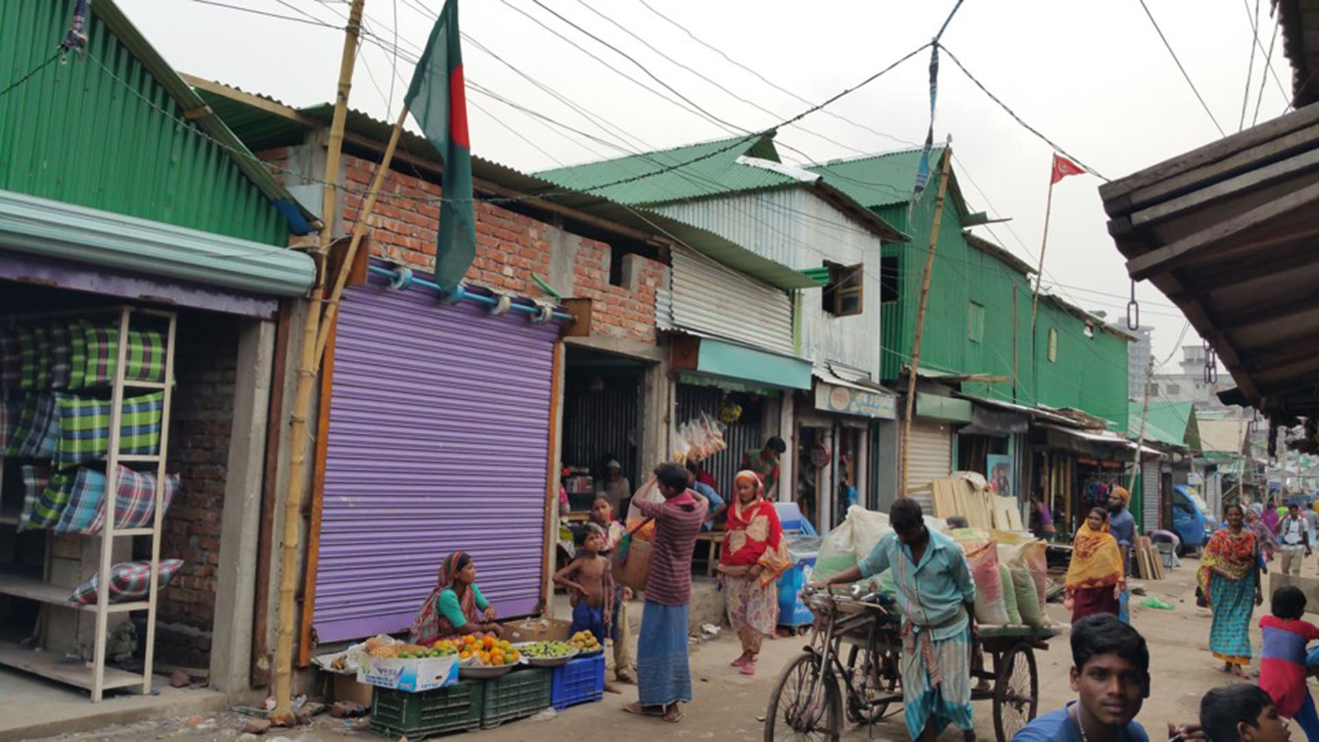 <p>Karail Slum after reconstruction</p>