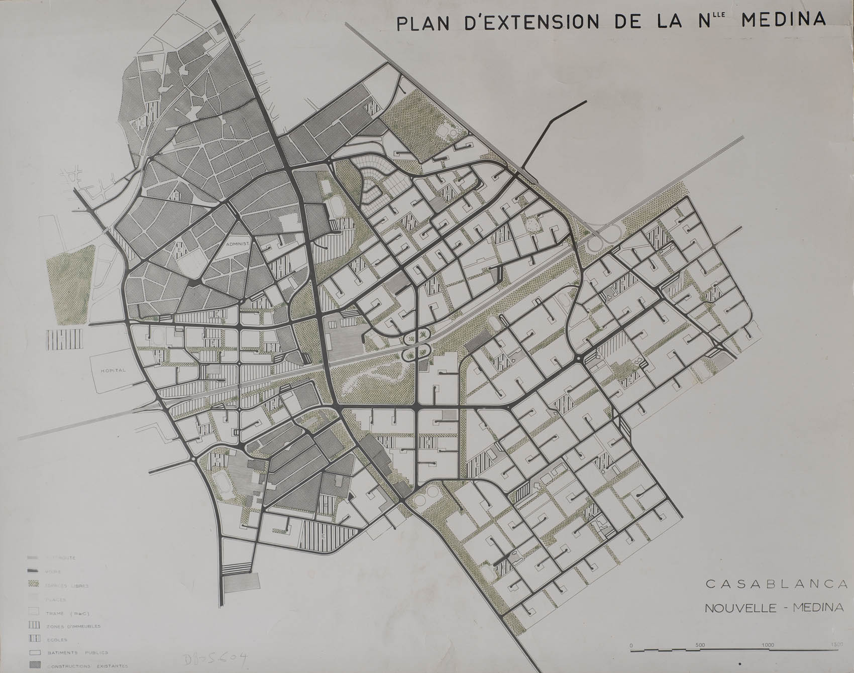 Plan, extension of the medina