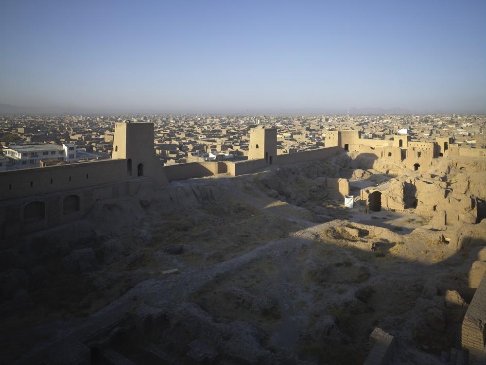 Citadel of Herat Restoration - Elevated view of citadel courtyard