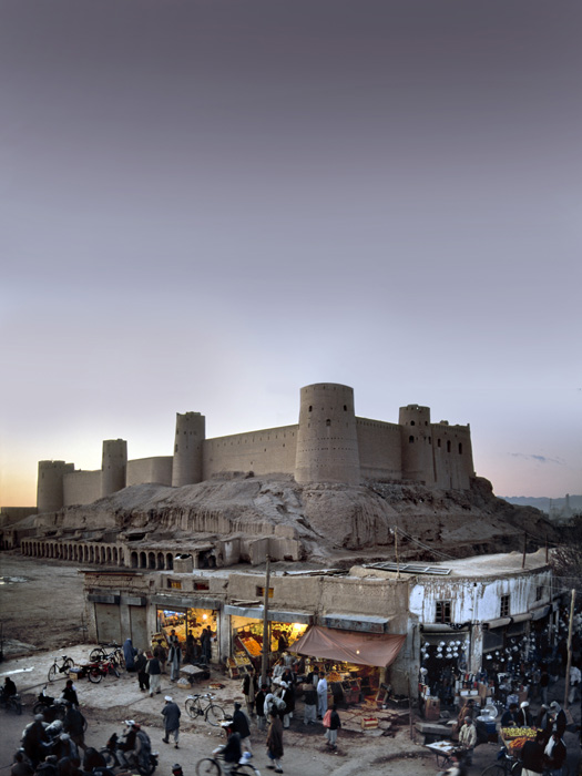 Citadel of Herat Restoration - The Citadel prior to restoration as seen from the town