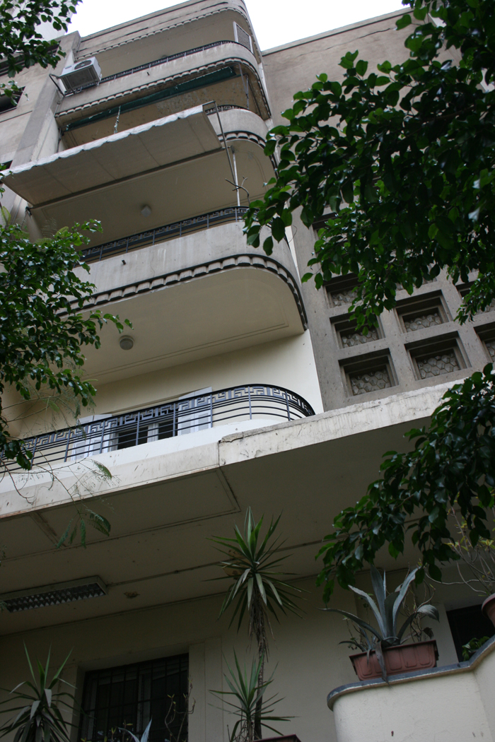 Balconies with curving forms