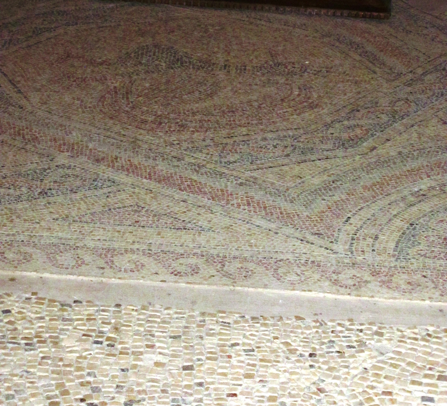 Interior, detail of mosaic floor