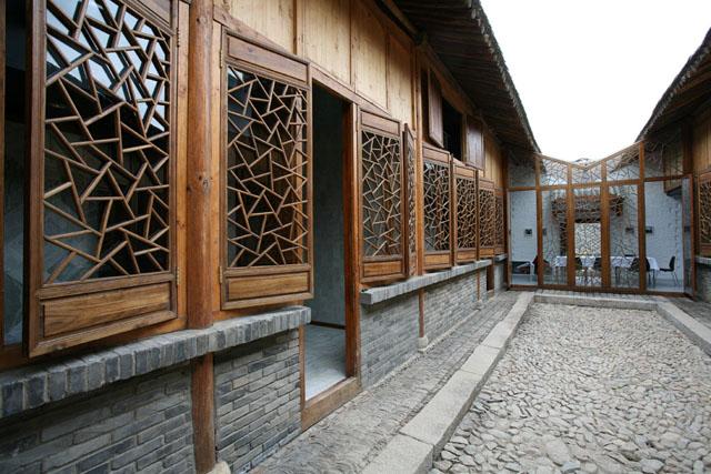 Interior courtyard of the house
