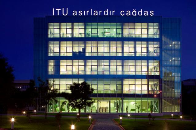 ITU Molecular Biology and Genetic Research Centre - North night view