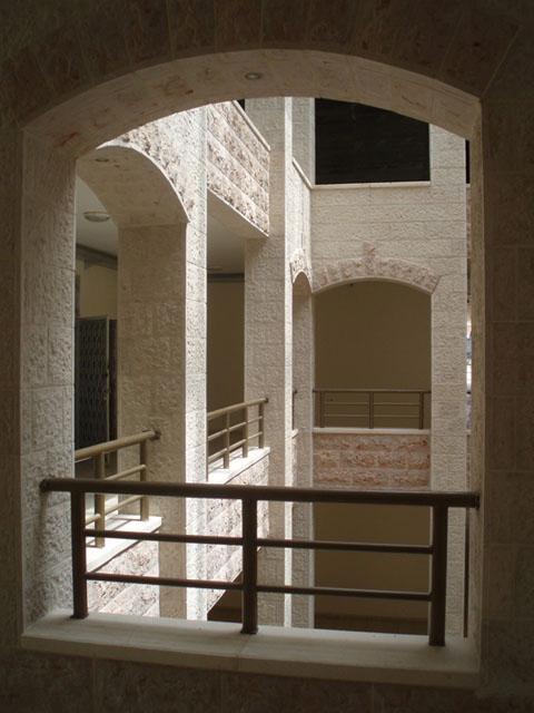 Interior view of the court