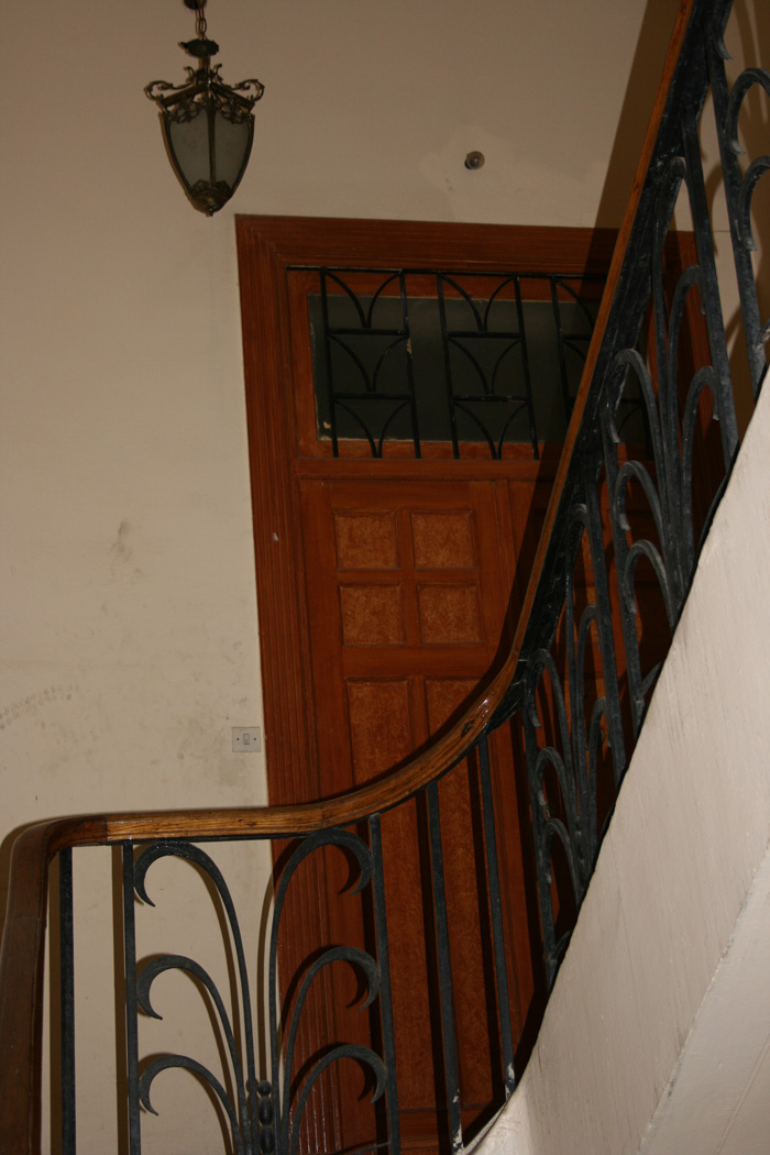 Detail of a Art Deco staircase
