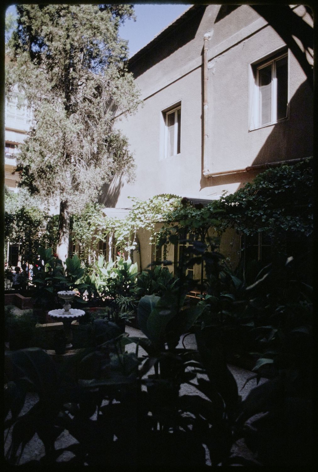 View of courtyard.