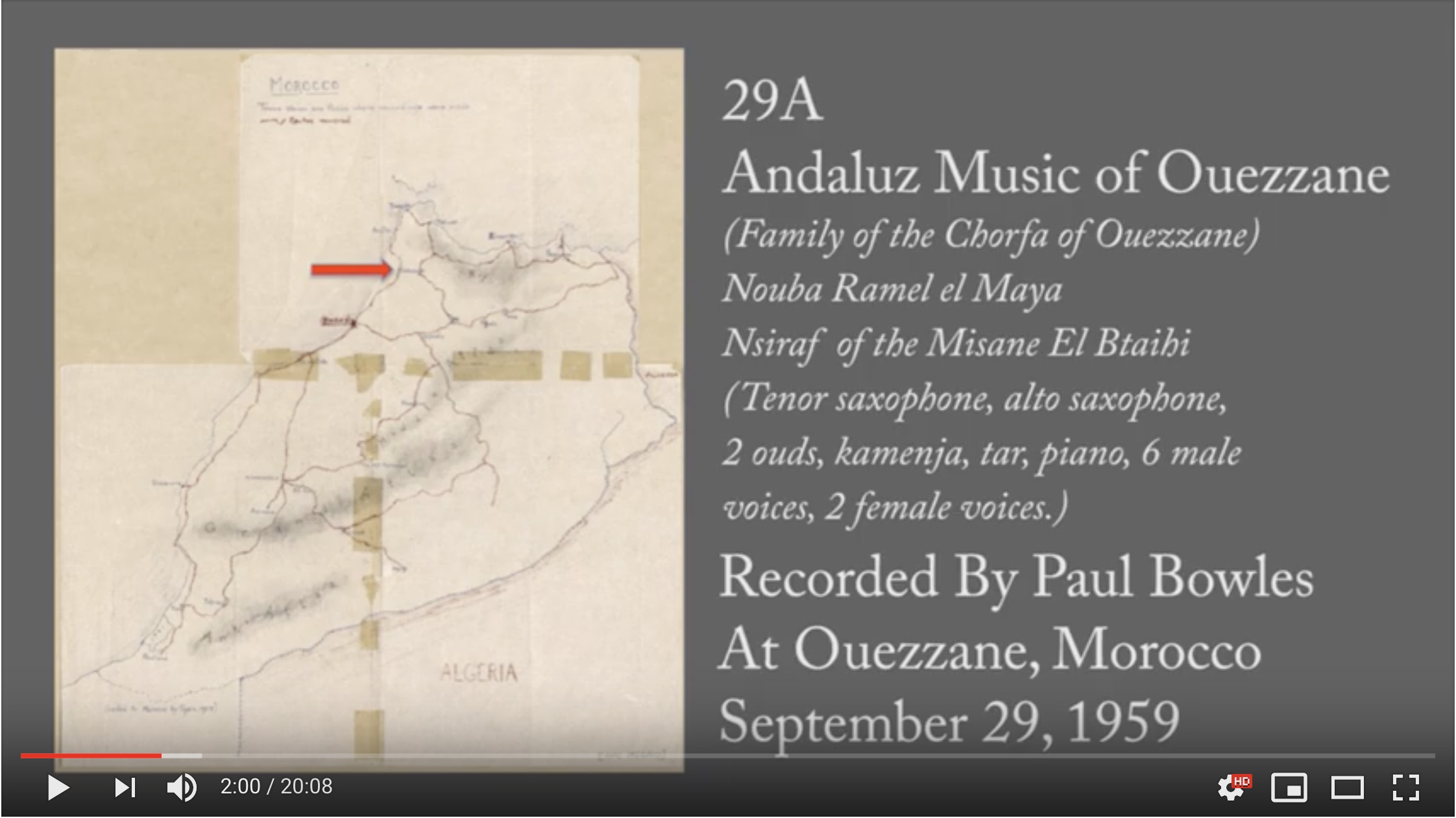  Ouezzane - 29A. Nsiraf of misane El Btaihi of the nouba Ramel el Maya, Andaluz Music of Ouezzane.