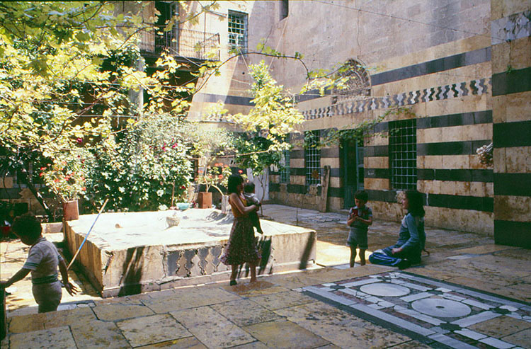 <p>View across courtyard from iwan</p>
