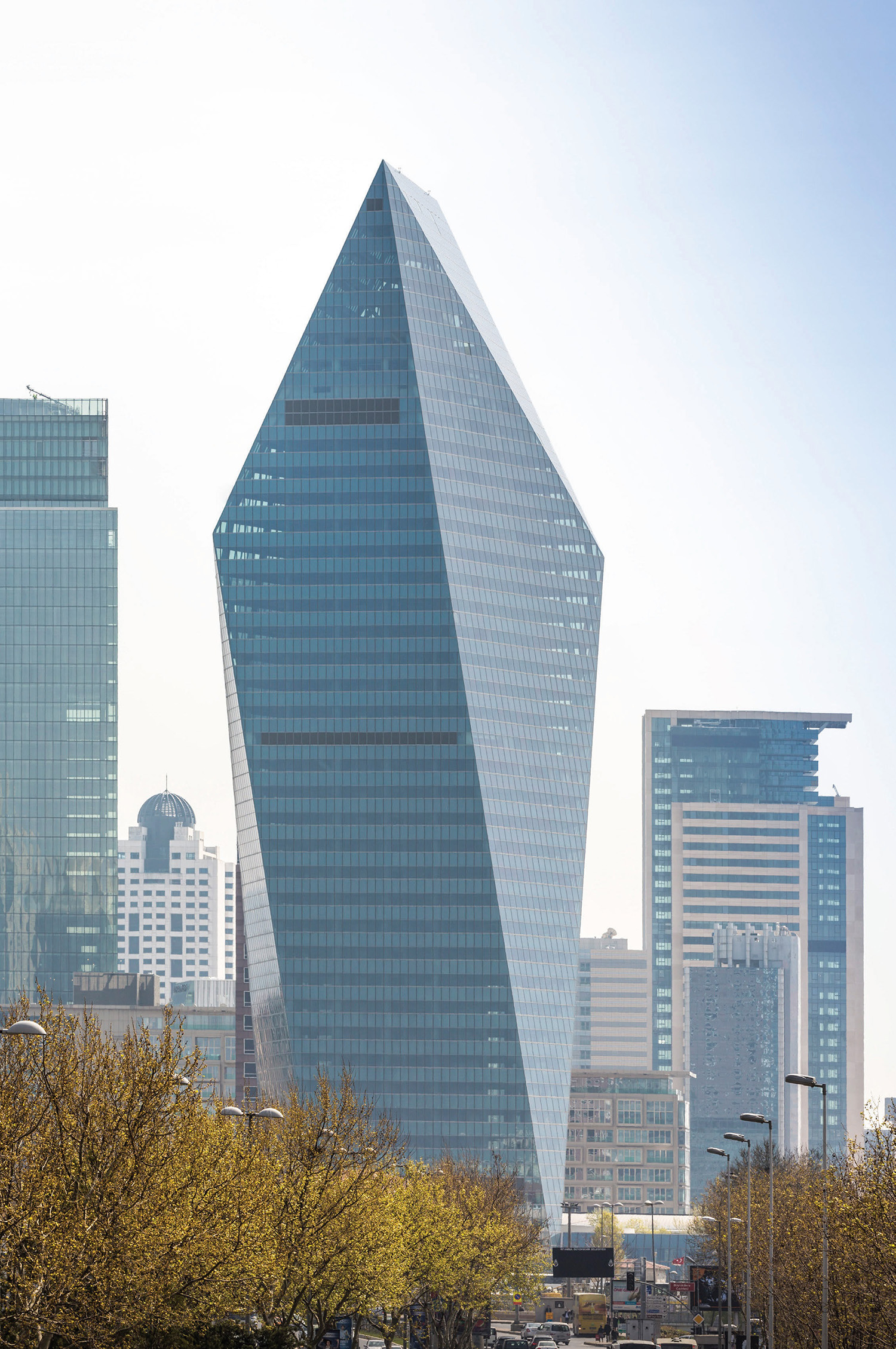Soyak Kristalkule is one of the most attractive buildings at the new central business district in Istanbul