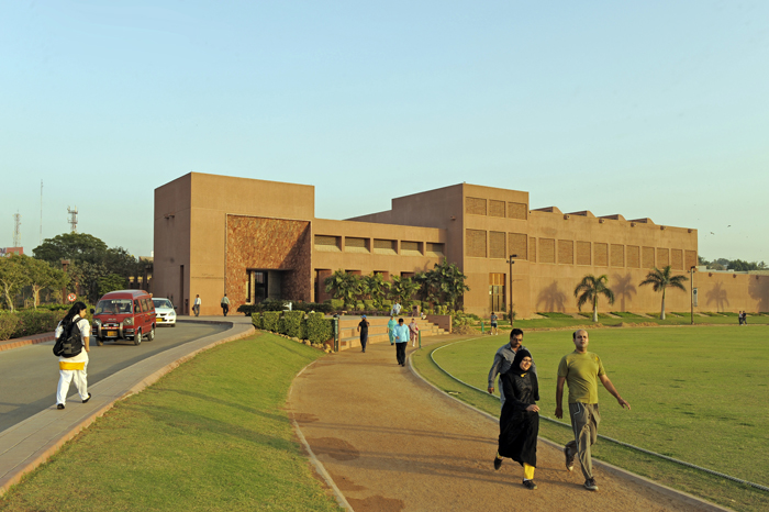 Aga Khan University - Running and walking track in front of the sports facility