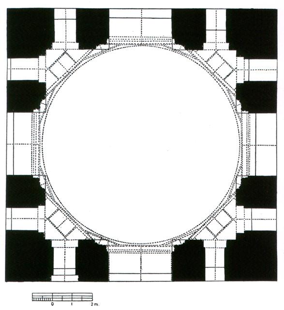 Masjid-i Jami' (Isfahan) - Floor plan of northeast dome chamber