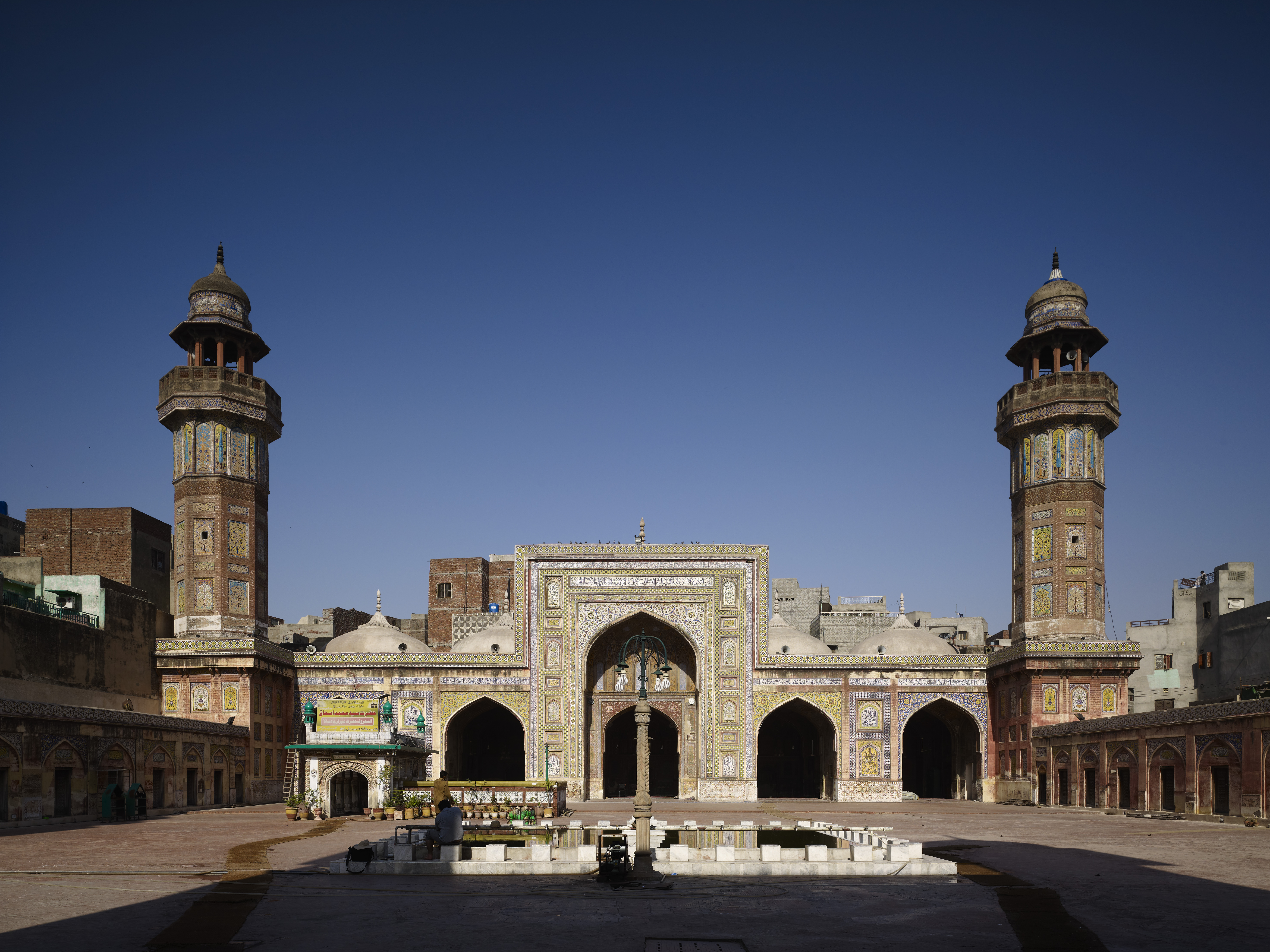 <p>View towards the prayer hall from the courtyard</p>