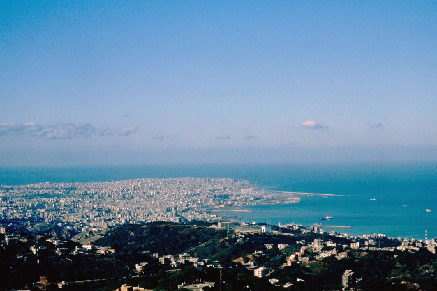 Toufic Abourached - Distant overview of the city, from the northeast