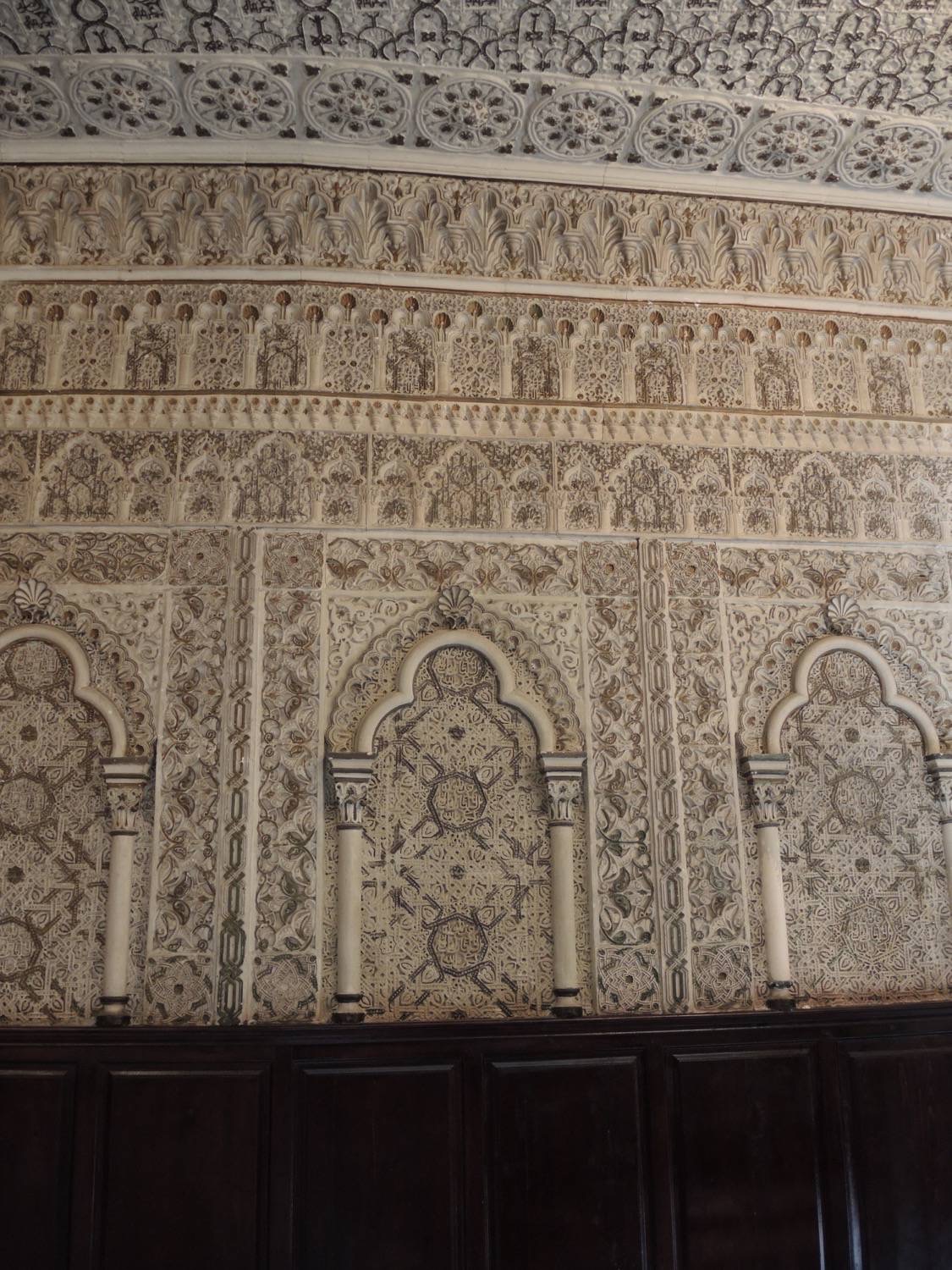 Interior view of wall