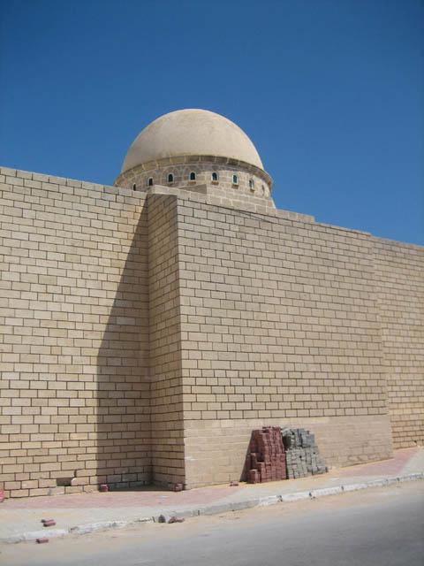 Exterior view of mihrab wall