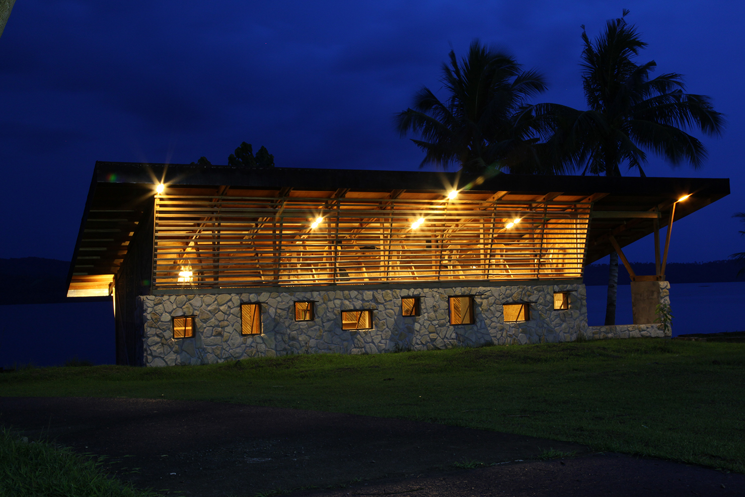 The study centre during night time