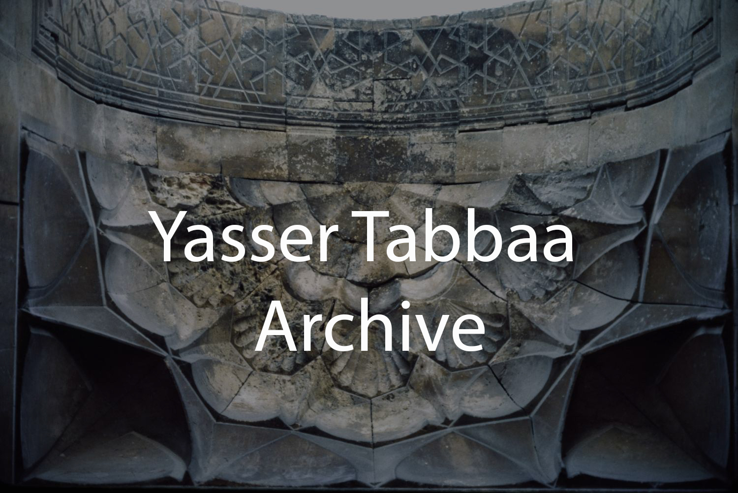 Yasser Tabbaa Archive