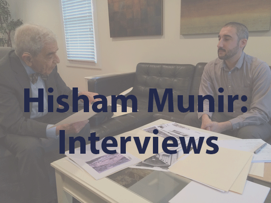 Hisham Munir Interviews