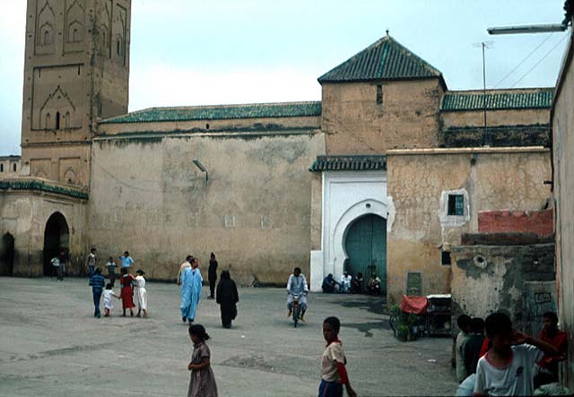 Zawiya Sidi Bel Abbes - View toward mosque