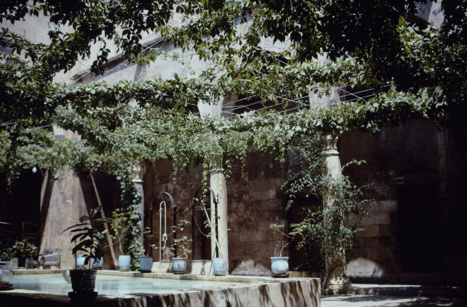 Bimaristan Arghun al-Kamili - View of inner courtyard.