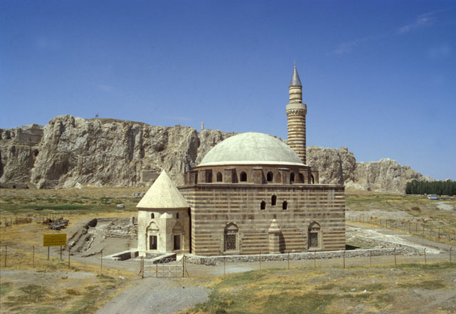 General view from south showing mosque and mausoleum
