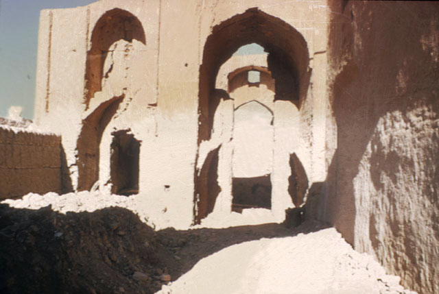 Madrasa-i Shamsiya - Exterior view of ruined section